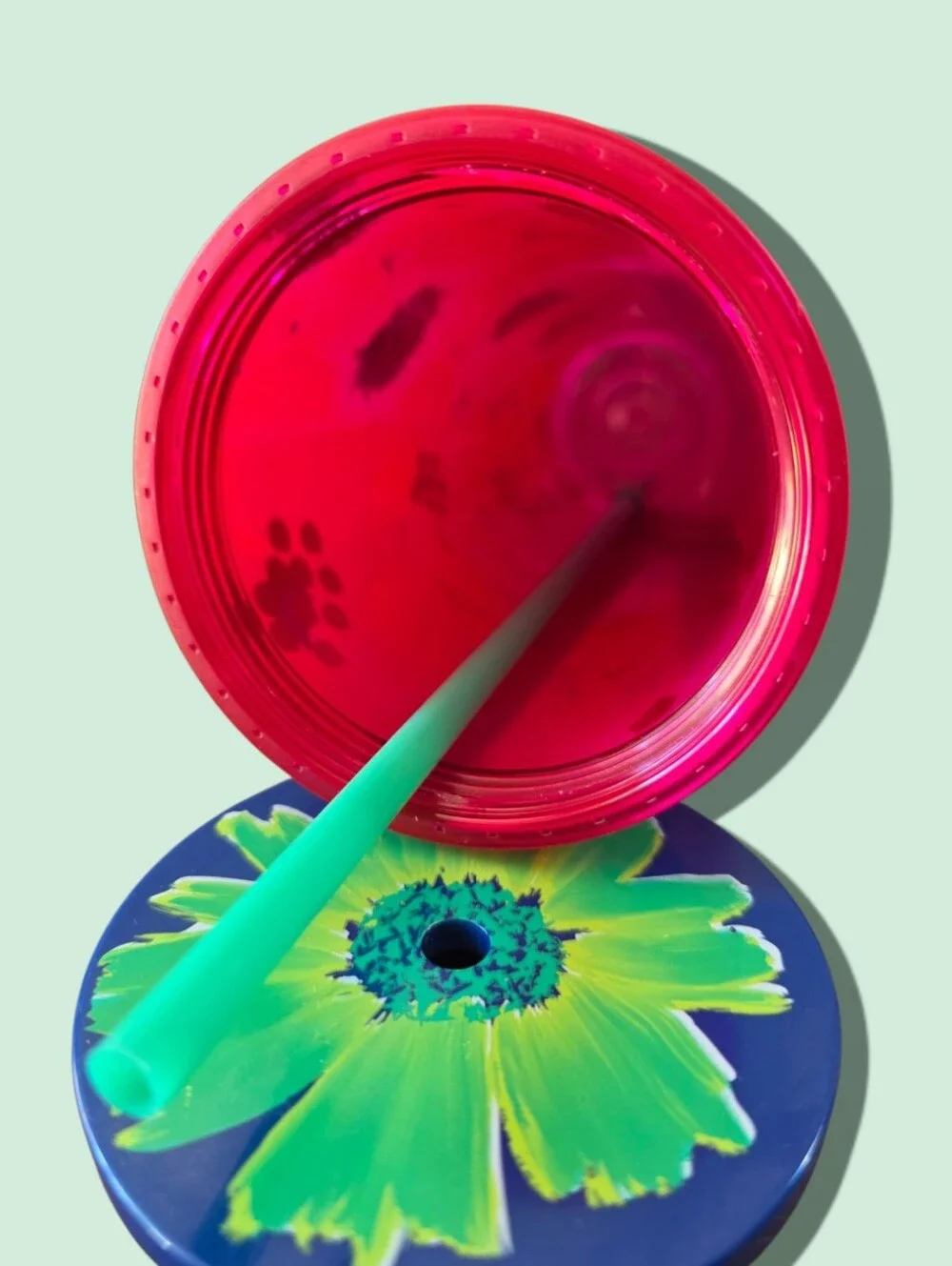 Starbucks Pink Floral Tumbler 